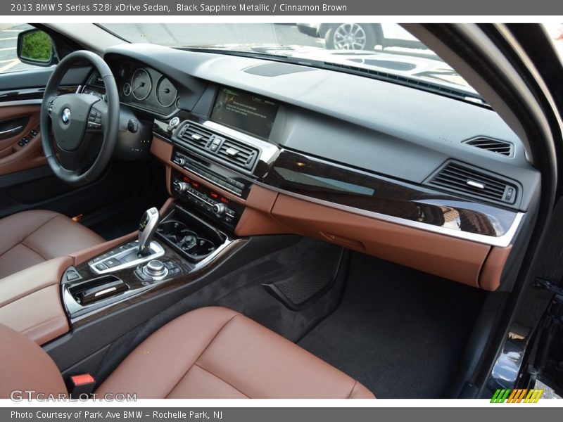 Black Sapphire Metallic / Cinnamon Brown 2013 BMW 5 Series 528i xDrive Sedan