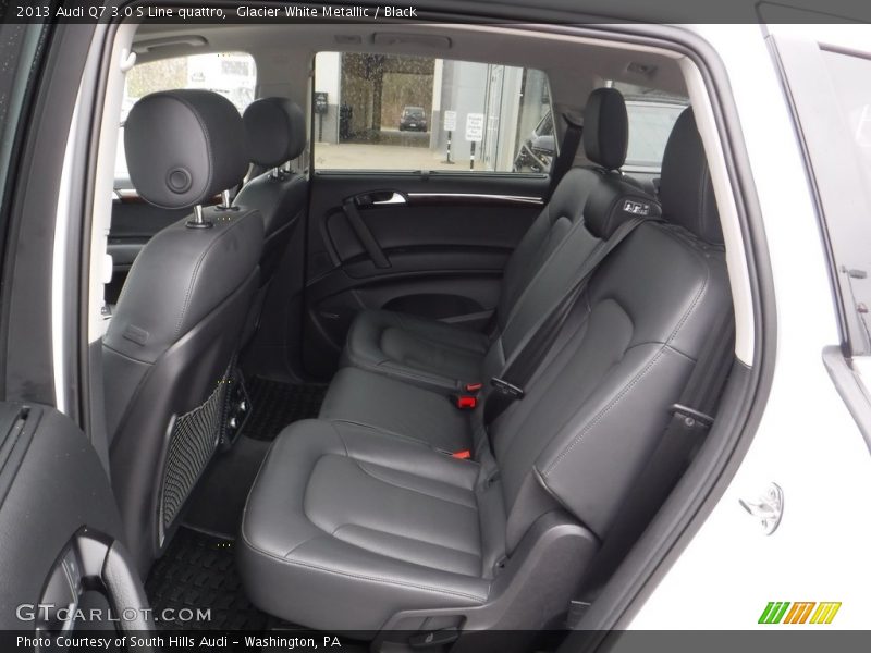 Glacier White Metallic / Black 2013 Audi Q7 3.0 S Line quattro
