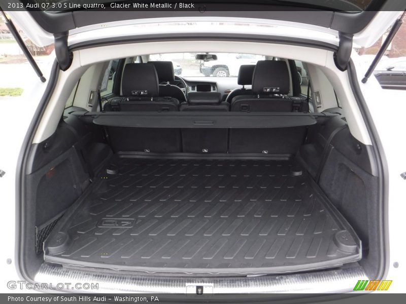 Glacier White Metallic / Black 2013 Audi Q7 3.0 S Line quattro
