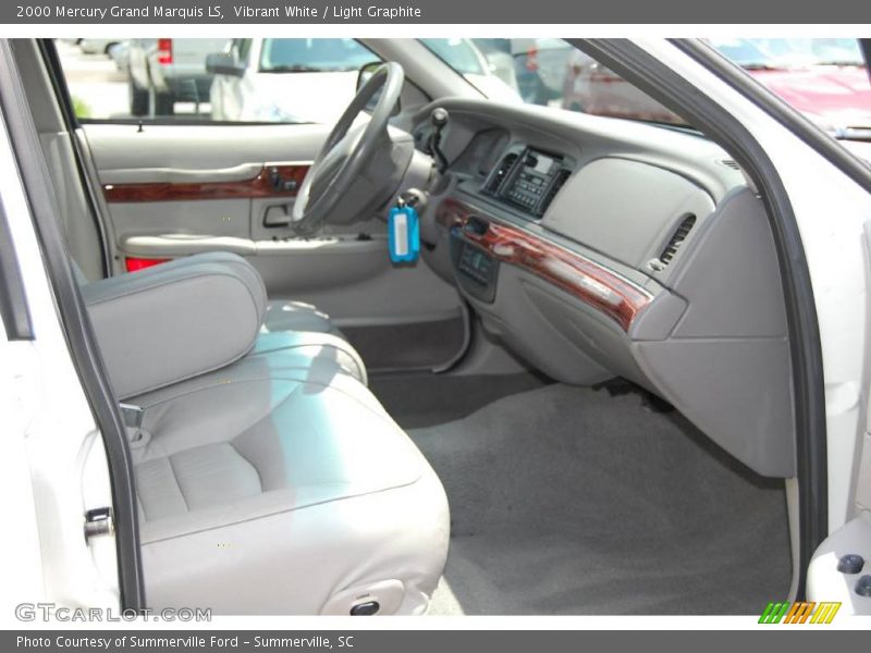 Vibrant White / Light Graphite 2000 Mercury Grand Marquis LS