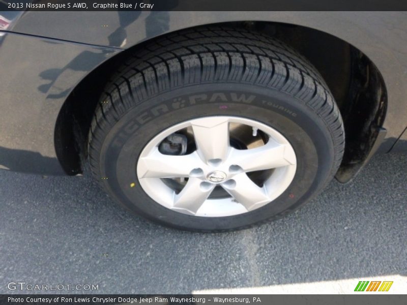 Graphite Blue / Gray 2013 Nissan Rogue S AWD