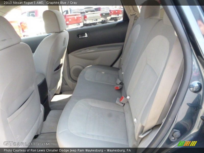 Graphite Blue / Gray 2013 Nissan Rogue S AWD
