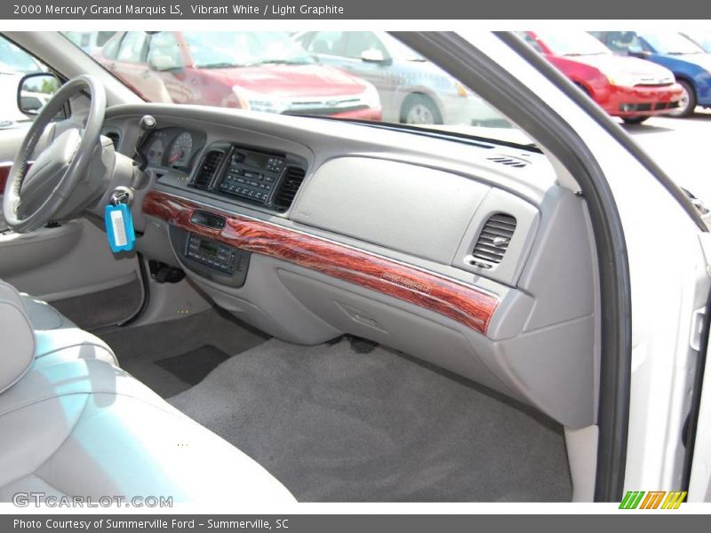 Vibrant White / Light Graphite 2000 Mercury Grand Marquis LS