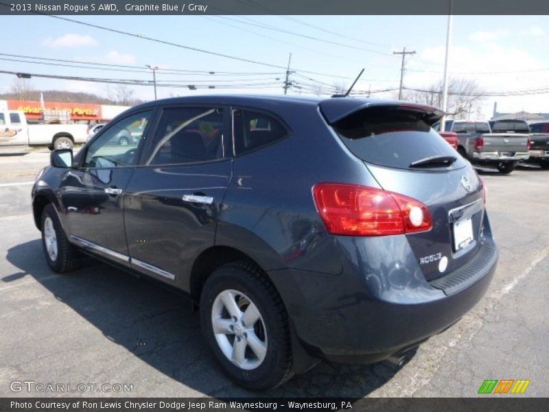 Graphite Blue / Gray 2013 Nissan Rogue S AWD