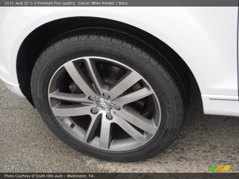 Glacier White Metallic / Black 2015 Audi Q7 3.0 Premium Plus quattro