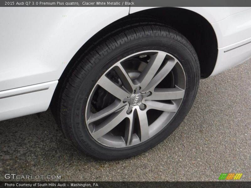 Glacier White Metallic / Black 2015 Audi Q7 3.0 Premium Plus quattro