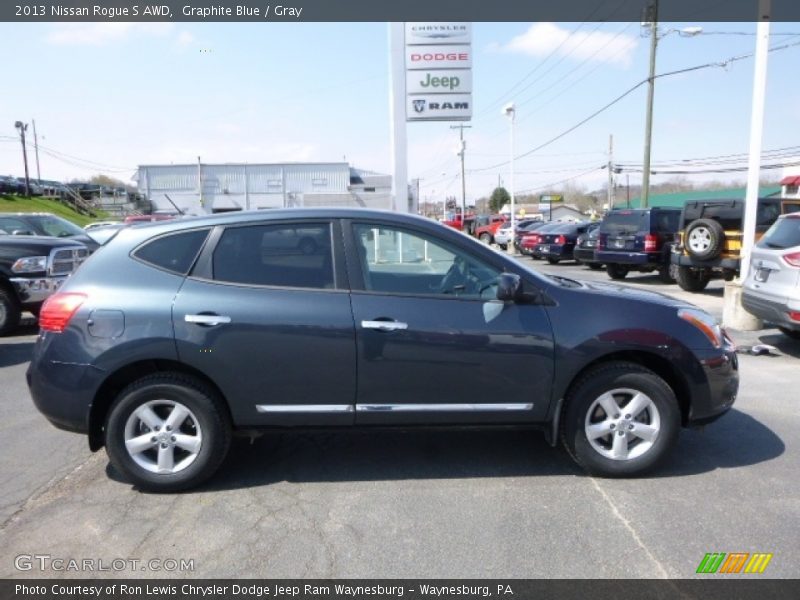 Graphite Blue / Gray 2013 Nissan Rogue S AWD