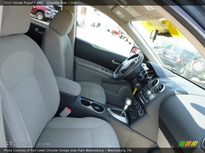 Graphite Blue / Gray 2013 Nissan Rogue S AWD