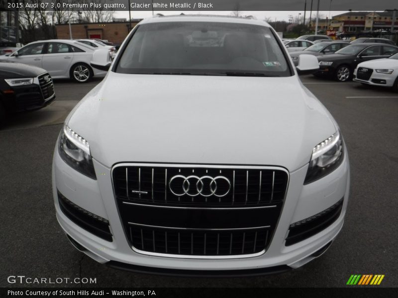 Glacier White Metallic / Black 2015 Audi Q7 3.0 Premium Plus quattro