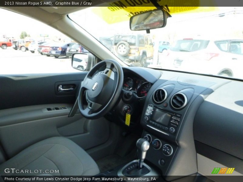 Graphite Blue / Gray 2013 Nissan Rogue S AWD