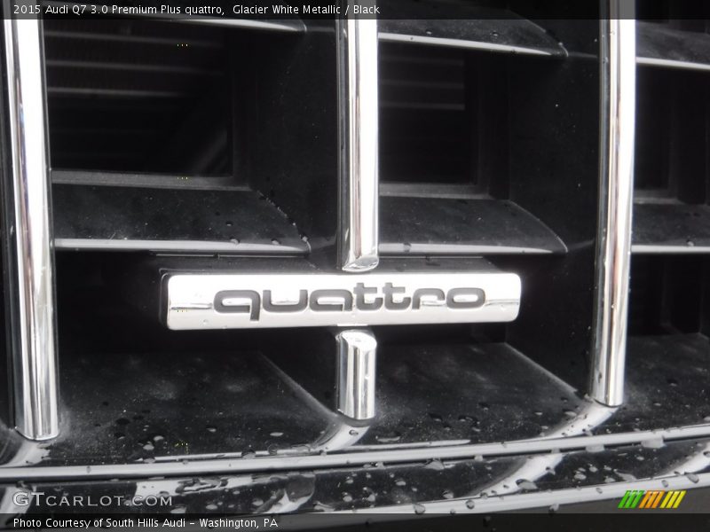 Glacier White Metallic / Black 2015 Audi Q7 3.0 Premium Plus quattro