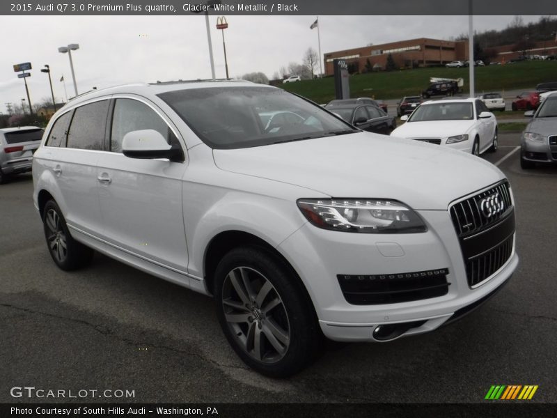 Glacier White Metallic / Black 2015 Audi Q7 3.0 Premium Plus quattro