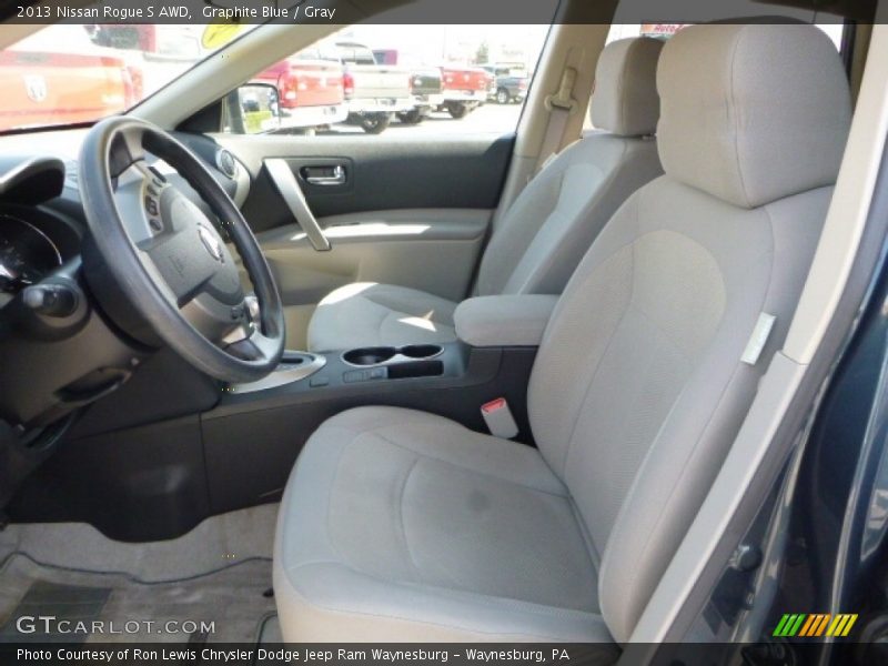Graphite Blue / Gray 2013 Nissan Rogue S AWD