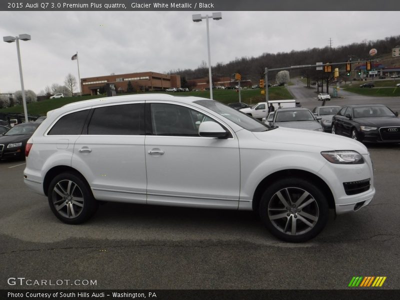 Glacier White Metallic / Black 2015 Audi Q7 3.0 Premium Plus quattro