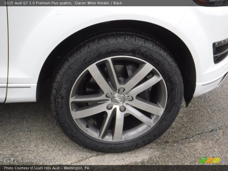 Glacier White Metallic / Black 2015 Audi Q7 3.0 Premium Plus quattro