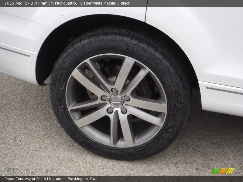 Glacier White Metallic / Black 2015 Audi Q7 3.0 Premium Plus quattro