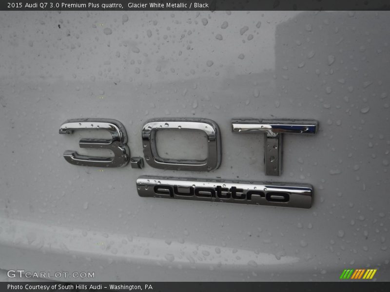 Glacier White Metallic / Black 2015 Audi Q7 3.0 Premium Plus quattro