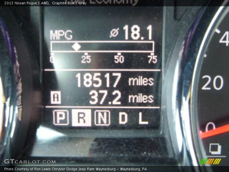 Graphite Blue / Gray 2013 Nissan Rogue S AWD