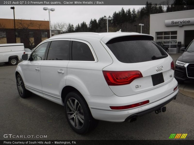 Glacier White Metallic / Black 2015 Audi Q7 3.0 Premium Plus quattro