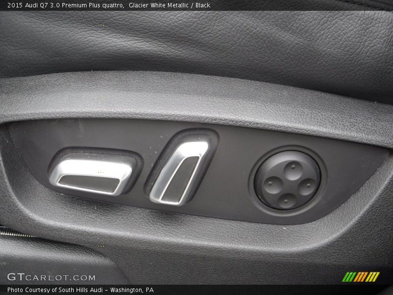 Glacier White Metallic / Black 2015 Audi Q7 3.0 Premium Plus quattro