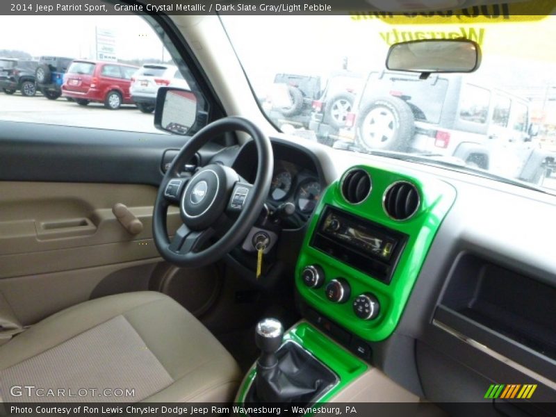 Granite Crystal Metallic / Dark Slate Gray/Light Pebble 2014 Jeep Patriot Sport