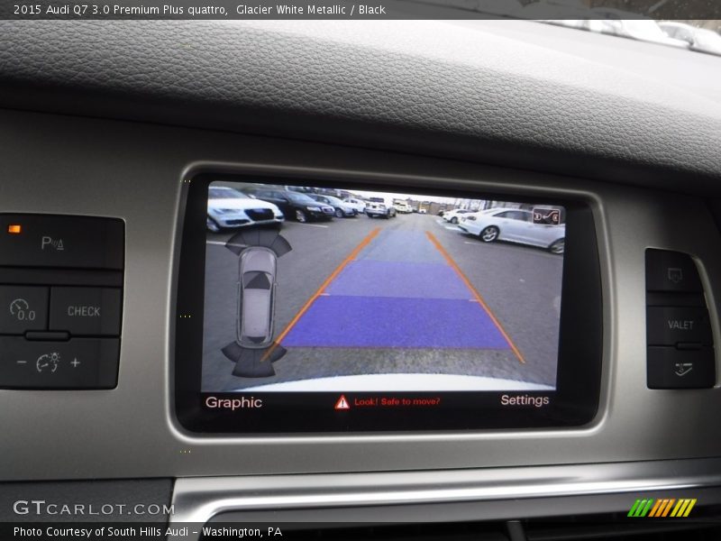 Glacier White Metallic / Black 2015 Audi Q7 3.0 Premium Plus quattro