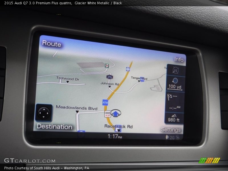 Glacier White Metallic / Black 2015 Audi Q7 3.0 Premium Plus quattro