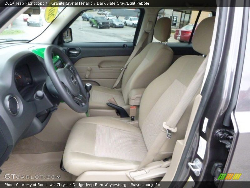 Granite Crystal Metallic / Dark Slate Gray/Light Pebble 2014 Jeep Patriot Sport
