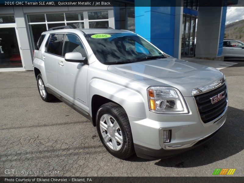 Quicksilver Metallic / Jet Black 2016 GMC Terrain SLE AWD