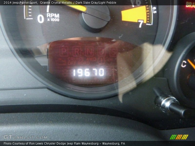 Granite Crystal Metallic / Dark Slate Gray/Light Pebble 2014 Jeep Patriot Sport