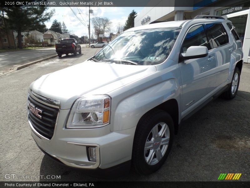 Quicksilver Metallic / Jet Black 2016 GMC Terrain SLE AWD