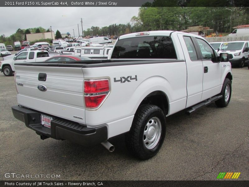Oxford White / Steel Gray 2011 Ford F150 XL SuperCab 4x4