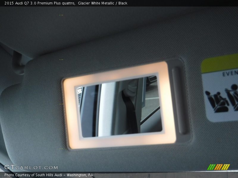 Glacier White Metallic / Black 2015 Audi Q7 3.0 Premium Plus quattro