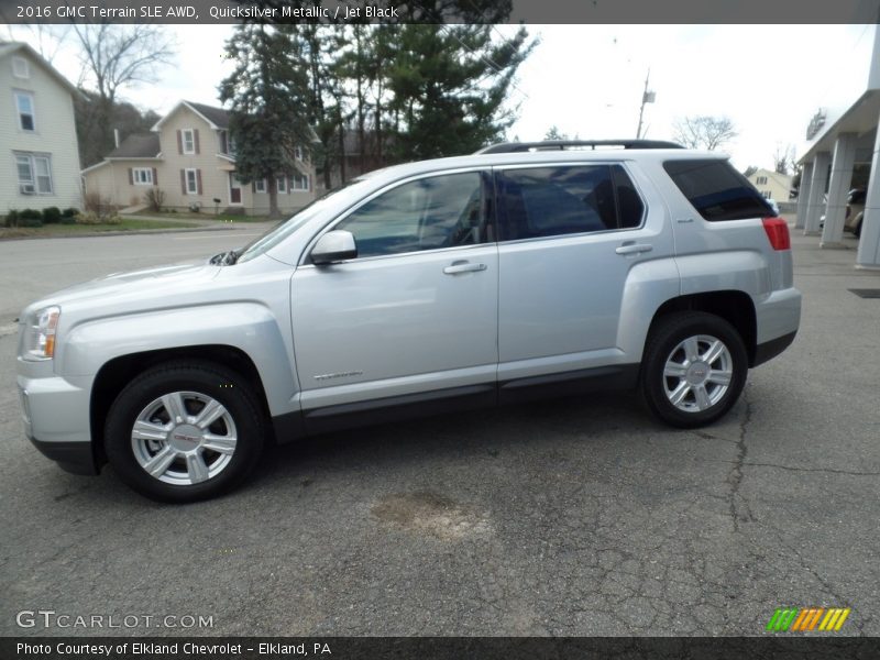 Quicksilver Metallic / Jet Black 2016 GMC Terrain SLE AWD