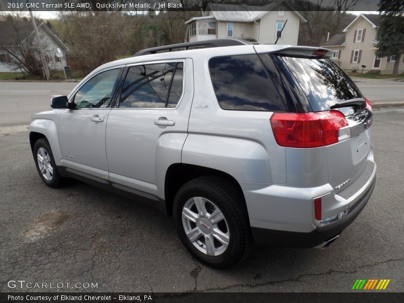 Quicksilver Metallic / Jet Black 2016 GMC Terrain SLE AWD