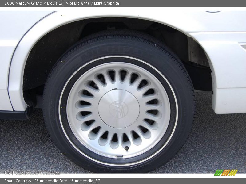 Vibrant White / Light Graphite 2000 Mercury Grand Marquis LS