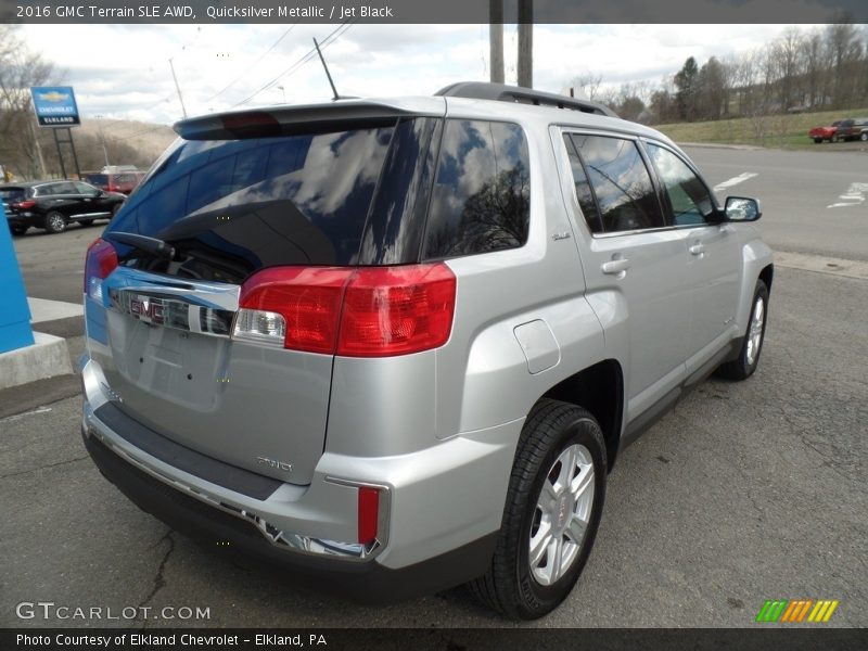 Quicksilver Metallic / Jet Black 2016 GMC Terrain SLE AWD