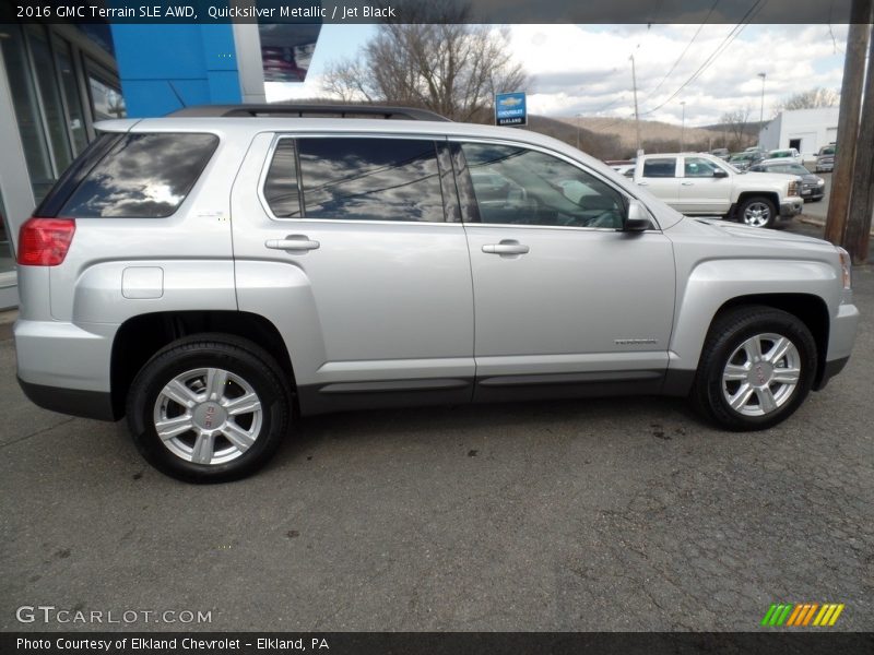 Quicksilver Metallic / Jet Black 2016 GMC Terrain SLE AWD
