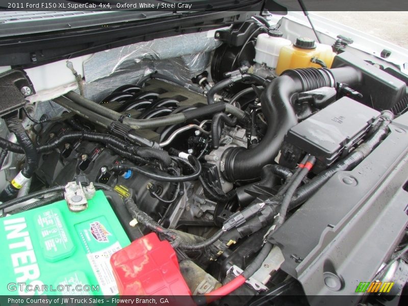 Oxford White / Steel Gray 2011 Ford F150 XL SuperCab 4x4