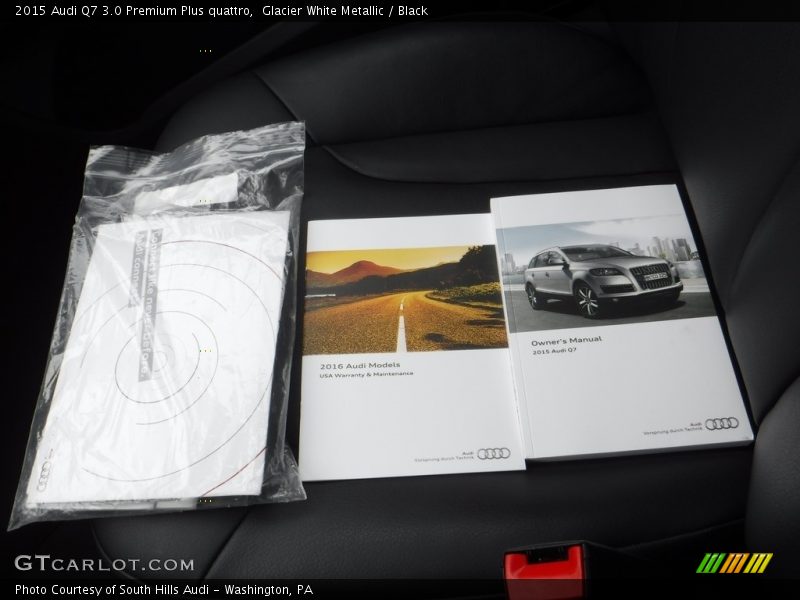 Glacier White Metallic / Black 2015 Audi Q7 3.0 Premium Plus quattro