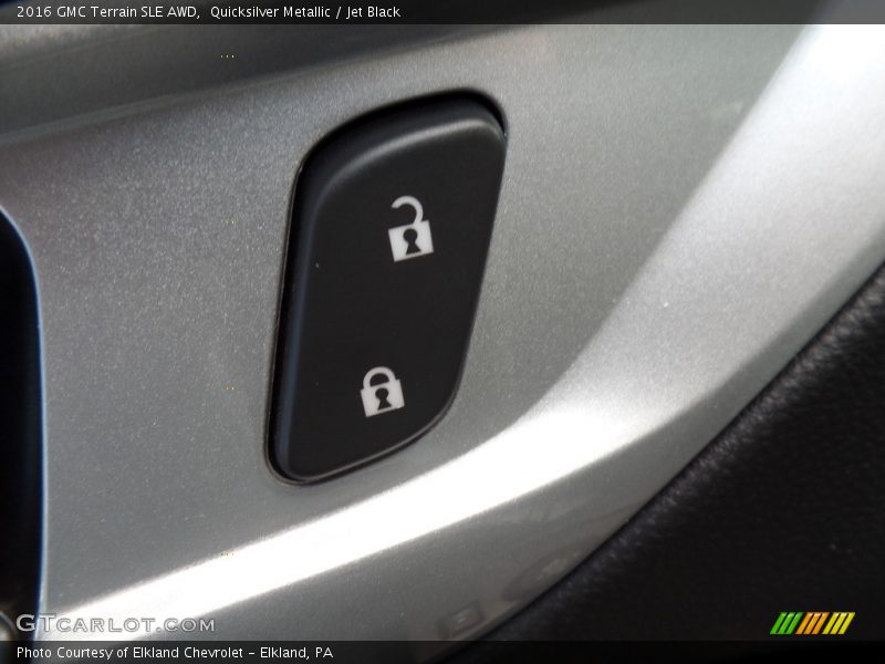 Quicksilver Metallic / Jet Black 2016 GMC Terrain SLE AWD