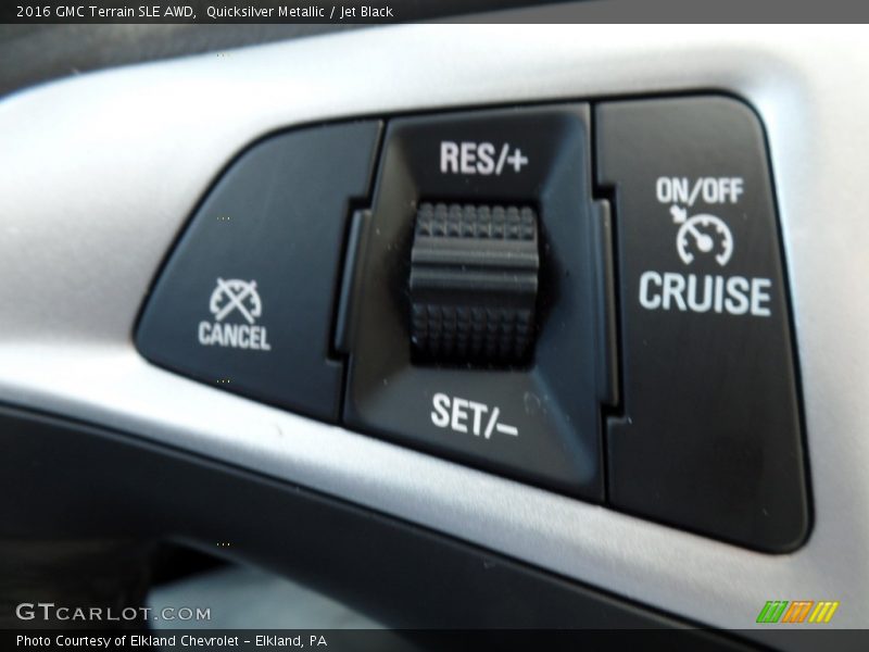 Quicksilver Metallic / Jet Black 2016 GMC Terrain SLE AWD