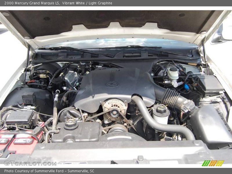 Vibrant White / Light Graphite 2000 Mercury Grand Marquis LS