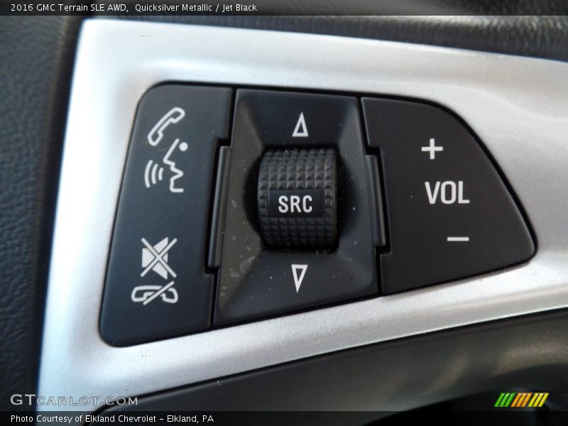 Quicksilver Metallic / Jet Black 2016 GMC Terrain SLE AWD
