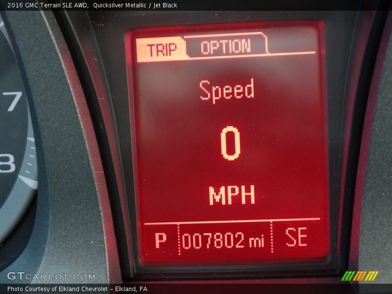 Quicksilver Metallic / Jet Black 2016 GMC Terrain SLE AWD