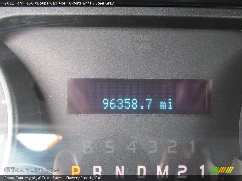 Oxford White / Steel Gray 2011 Ford F150 XL SuperCab 4x4