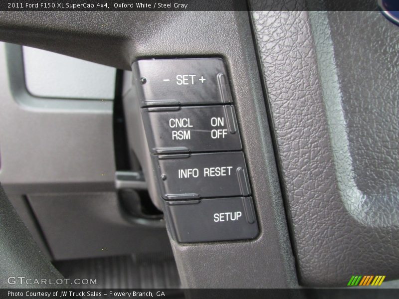 Oxford White / Steel Gray 2011 Ford F150 XL SuperCab 4x4