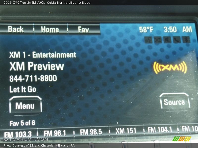 Quicksilver Metallic / Jet Black 2016 GMC Terrain SLE AWD