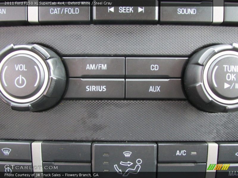 Oxford White / Steel Gray 2011 Ford F150 XL SuperCab 4x4