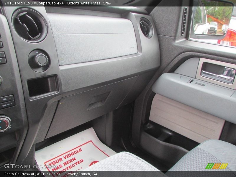 Oxford White / Steel Gray 2011 Ford F150 XL SuperCab 4x4